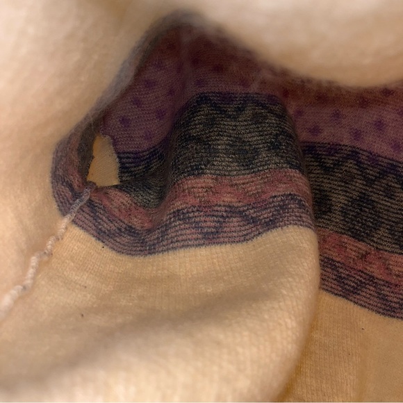 Vintage Alafoss Icewool Cream Pure Wool Print Sweater Pristine Condition Medium - Picture 7 of 9